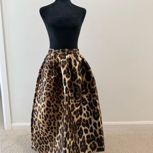 Carla Rockmore leopard skirt